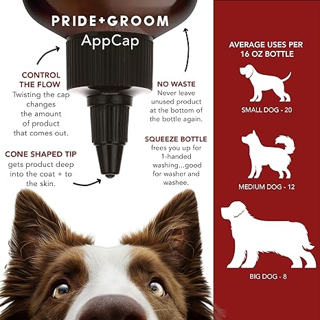 Pride + Groom Shedder Shampoo for Dogs